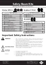 Preview for 1 page of B&D Automatic Technology Wireless WPE-1v1 Wiring And Installation Instructions