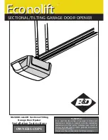 Preview for 1 page of B&D Econolift ML500 Installation Instructions Manual