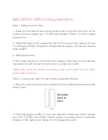 Preview for 1 page of B&D MPC3 Coding Instructions