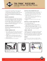 Предварительный просмотр 1 страницы B&D Tri-Tran Installation Instructions