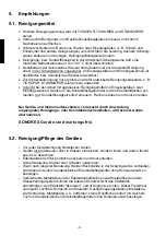 Preview for 8 page of BANDELIN Sonorex Longlife Operating Instructions Manual