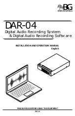 Предварительный просмотр 1 страницы B&G electronics DAR-04 Installation And Operation Manual