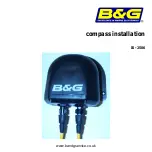 B&G h1000 pilot Installation Manual preview