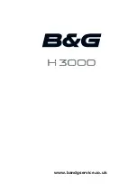 B&G h3000 User Manual preview