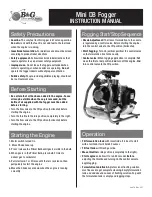 B&G Mini DB Instruction Manual preview