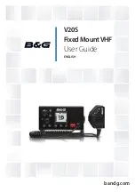 Preview for 1 page of B&G V20S User Manual