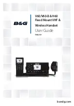 B&G V60-B User Manual preview