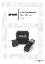 B&G V90S User Manual preview