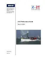 B&G X-35 Performance Manual preview