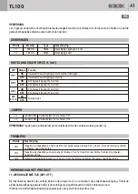 Предварительный просмотр 41 страницы Bandini Industrie AS05180 Instructions For Installations