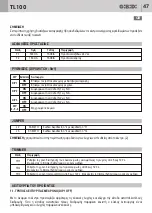 Предварительный просмотр 47 страницы Bandini Industrie AS05180 Instructions For Installations