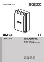 Bandini Industrie G:B:D: BA24 Instructions For Installations preview