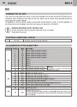 Предварительный просмотр 6 страницы Bandini Industrie G:B:D: BA24 Instructions For Installations