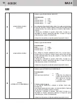 Предварительный просмотр 12 страницы Bandini Industrie Gi.Bi.Di. BA24 Instructions For Installations