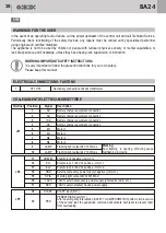 Предварительный просмотр 28 страницы Bandini Industrie Gi.Bi.Di. BA24 Instructions For Installations