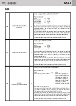 Предварительный просмотр 134 страницы Bandini Industrie Gi.Bi.Di. BA24 Instructions For Installations