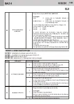 Предварительный просмотр 183 страницы Bandini Industrie Gi.Bi.Di. BA24 Instructions For Installations