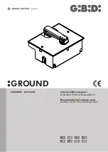 Bandini Industrie GiBiDi GROUND 610 Instructions For Installations предпросмотр