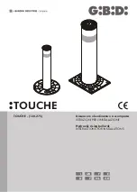 Bandini GIBIDI TOUCHE 120 Instructions For Installations preview