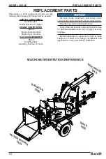 Предварительный просмотр 77 страницы Bandit 200UC Operating & Parts Manual