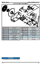 Предварительный просмотр 108 страницы Bandit 200UC Operating & Parts Manual