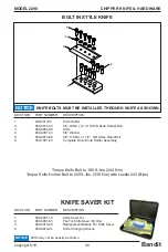 Предварительный просмотр 103 страницы Bandit 2290 Operating & Parts Manual