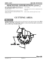 Preview for 20 page of Bandit 3400T Manual