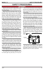 Preview for 22 page of Bandit 75 Operating & Parts Manual