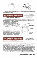 Preview for 8 page of Bandit BRUSH BANDIT 65 Operating & Parts Manual