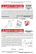 Preview for 6 page of Bandit Intimidator 12XP Operating & Parts Manual