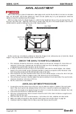 Предварительный просмотр 69 страницы Bandit INTIMIDATOR 12XPC Operating & Parts Manual