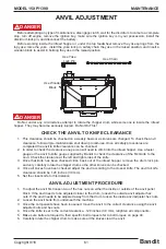 Предварительный просмотр 77 страницы Bandit INTIMIDATOR 15XP/1390 Operating & Parts Manual