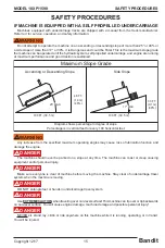 Предварительный просмотр 29 страницы Bandit INTIMIDATOR 18XP/1590 Operating & Parts Manual