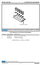 Предварительный просмотр 126 страницы Bandit INTIMIDATOR 18XP/1590 Operating & Parts Manual