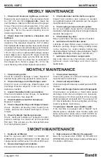 Предварительный просмотр 60 страницы Bandit INTIMIDATOR 19XPC Operating & Parts Manual