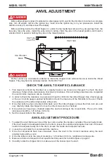 Предварительный просмотр 73 страницы Bandit INTIMIDATOR 19XPC Operating & Parts Manual