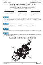 Предварительный просмотр 107 страницы Bandit INTIMIDATOR 19XPC Operating & Parts Manual