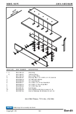 Предварительный просмотр 117 страницы Bandit INTIMIDATOR 19XPC Operating & Parts Manual