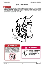 Предварительный просмотр 19 страницы Bandit SA-25 Operating & Parts Manual