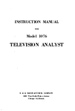 Предварительный просмотр 3 страницы B&K 1076 Instruction Manual