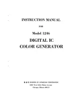 Предварительный просмотр 2 страницы B&K 1246 Instruction Manual