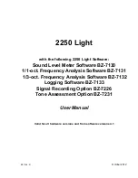 Preview for 3 page of B&K 2250 Light User Manual