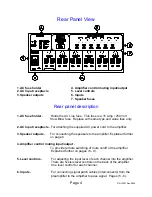 Предварительный просмотр 6 страницы B&K 7250 Owner'S Manual