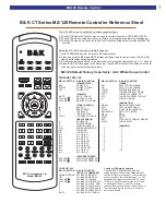 Preview for 3 page of B&K CT300 Quick Reference Manual