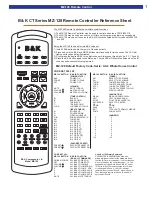 Предварительный просмотр 3 страницы B&K CT610 Quick Reference Manual