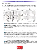 Предварительный просмотр 7 страницы B&K HD6 User Manual