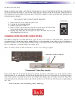 Предварительный просмотр 9 страницы B&K HD6 User Manual