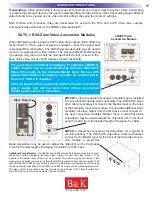 Preview for 13 page of B&K HD6 User Manual