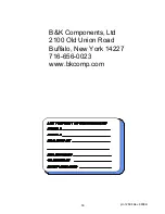 Preview for 52 page of B&K p/n 12698 Owner'S Manual