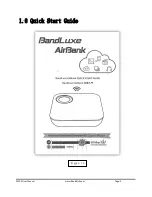 Предварительный просмотр 5 страницы BandLuxe AirBank M100 User Manual